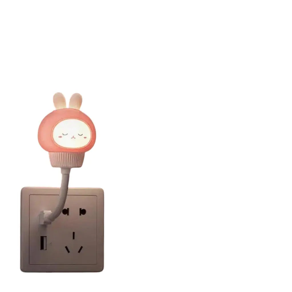 USB Cartoon Cute Night Light with Remote Control Babies Bedroom Decorative Feeding Light Bedside Tabe Lamp Xmas Gifts for Kids