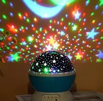 Rotating Night Light Projector Lamp Starry Sky Star Unicorn Children Kids Baby Sleep Romantic Led Projection Lamp USB/AA Battery